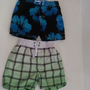 Set of 2 pcs boys swim trunks 12months